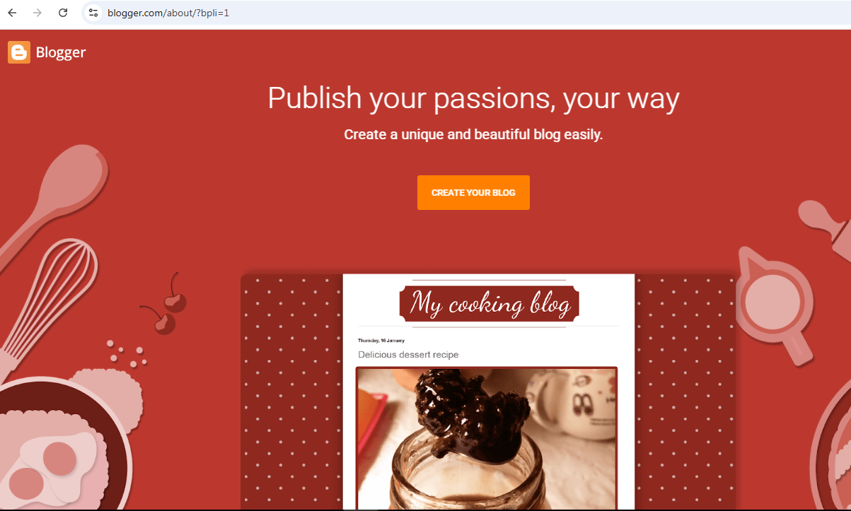 Platform blogger.com